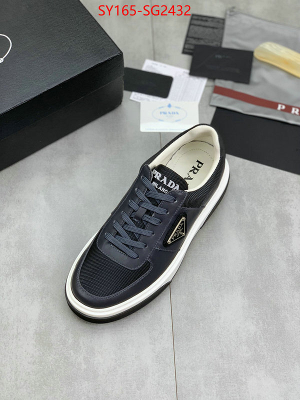 Men shoes-Prada 1:1 replica wholesale ID: SG2432 $: 165USD