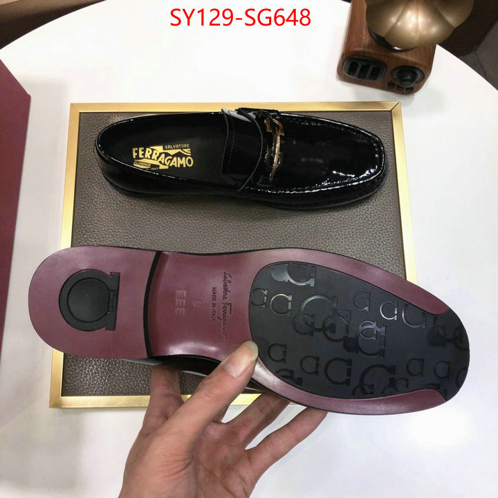 Men shoes-Ferragamo replica aaaaa+ designer ID: SG648 $: 129USD