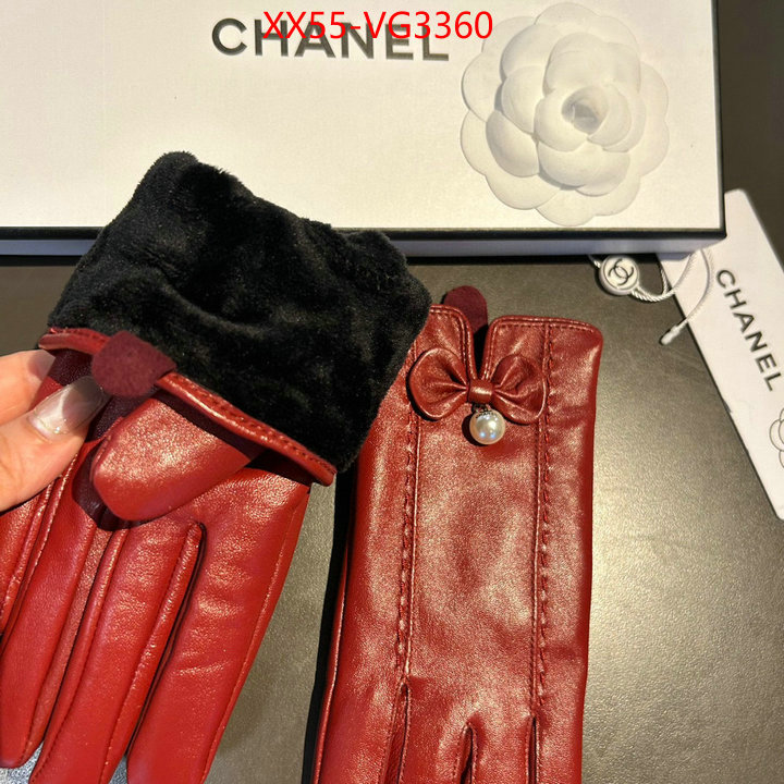 Gloves-Chanel replica designer ID: VG3360 $: 55USD