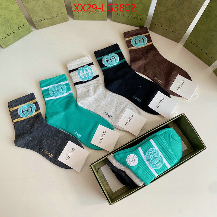 Sock-Gucci fake high quality ID: LG3802 $: 29USD