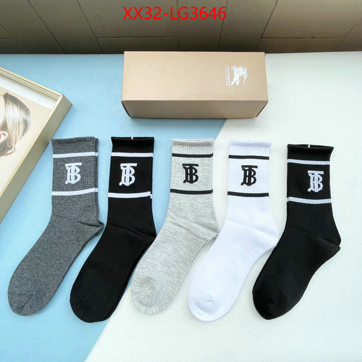 Sock-Burberry cheap online best designer ID: LG3646 $: 32USD