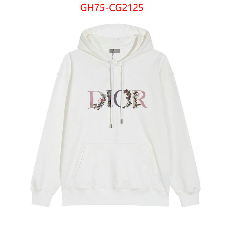 Clothing-Dior online china ID: CG2125 $: 75USD