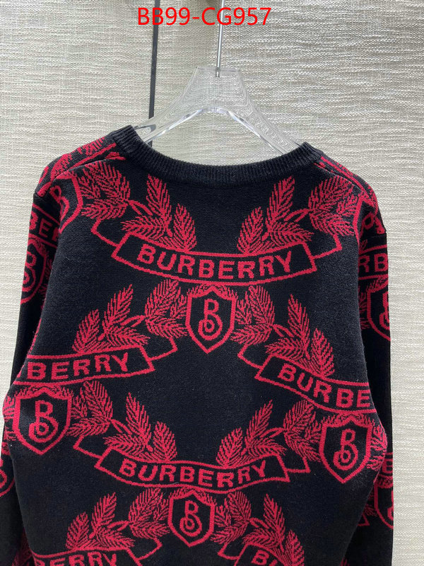 Clothing-Burberry 2023 replica ID: CG957 $: 99USD