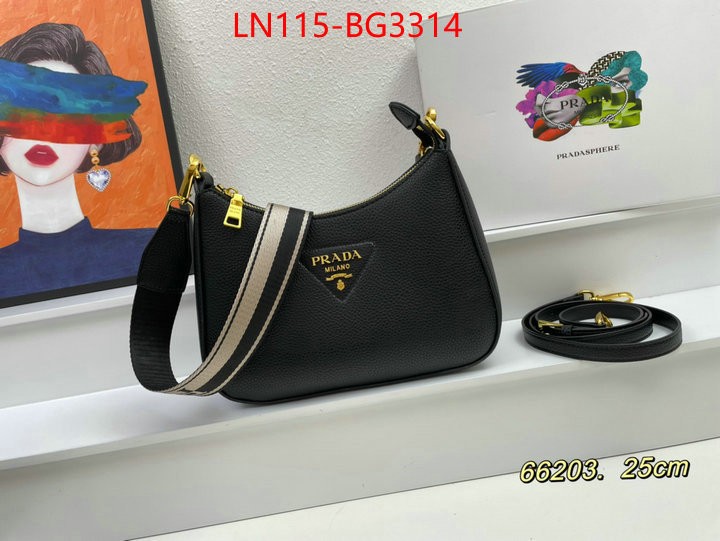 Prada Bags (4A)-Diagonal- new ID: BG3314 $: 115USD