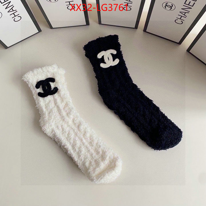 Sock-Chanel 1:1 replica wholesale ID: LG3761 $: 32USD