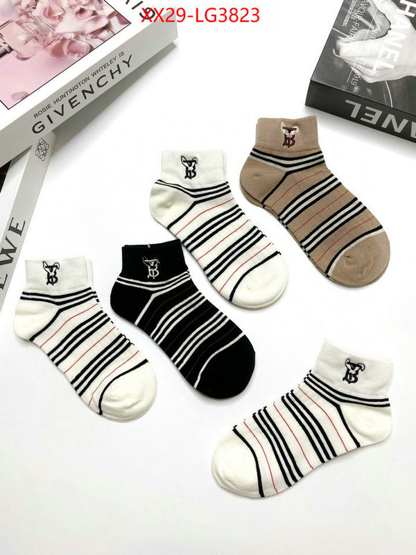 Sock-Burberry buy first copy replica ID: LG3823 $: 29USD