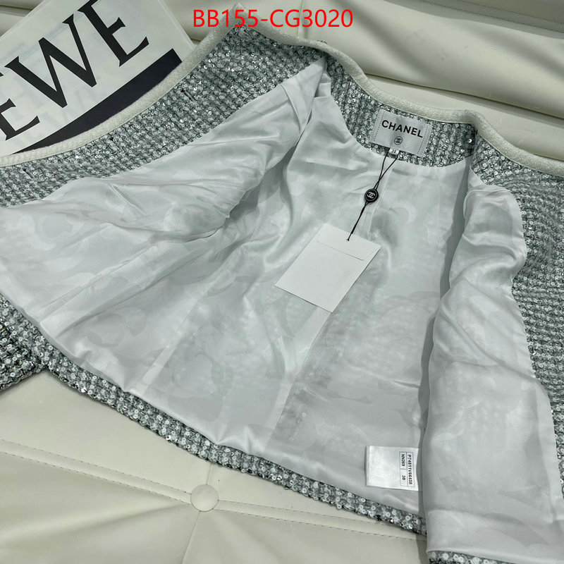 Clothing-Chanel sale ID: CG3020 $: 155USD