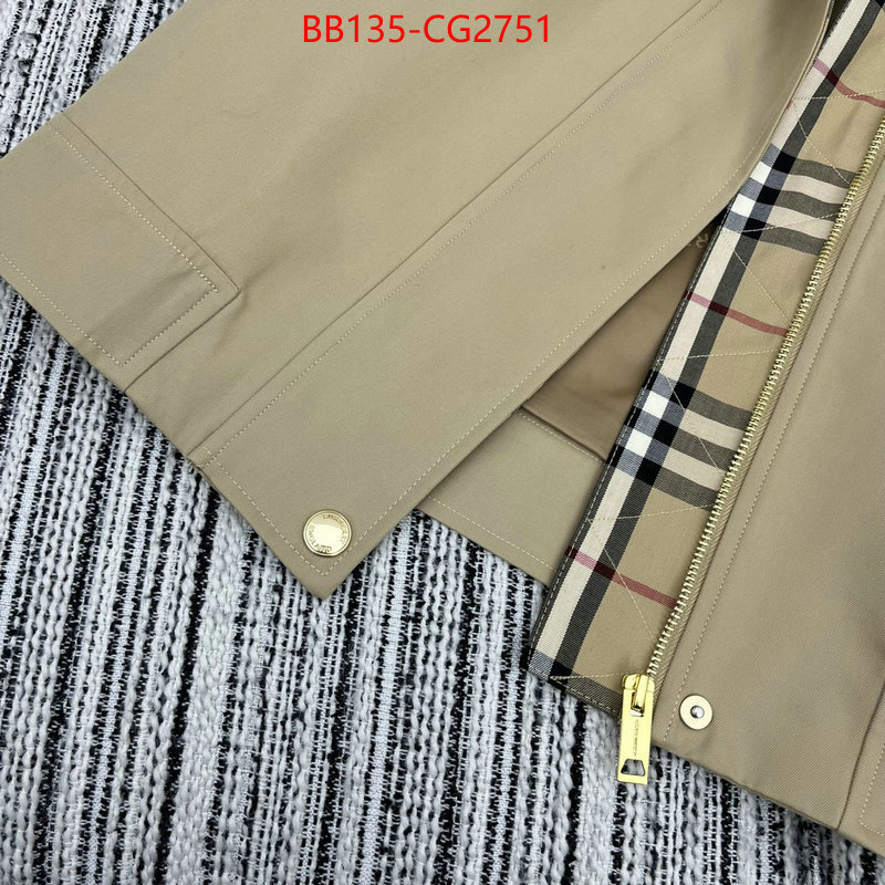 Clothing-Burberry what's the best place to buy replica ID: CG2751 $: 135USD