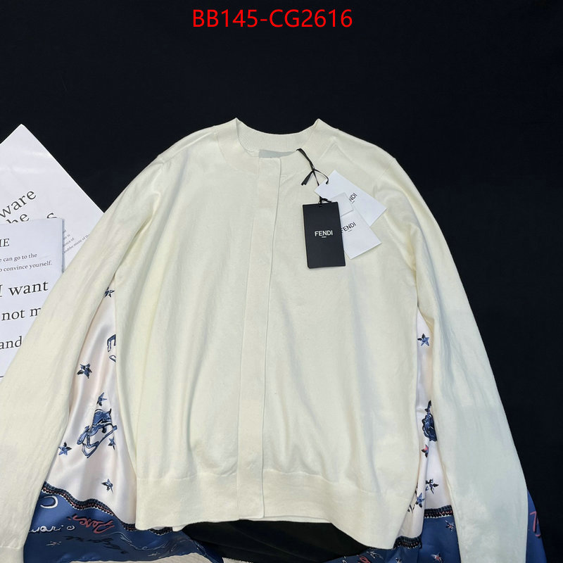 Clothing-Fendi buying replica ID: CG2616 $: 145USD