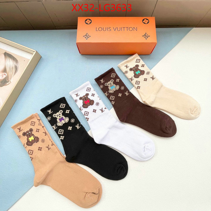 Sock-LV high-end designer ID: LG3633 $: 32USD