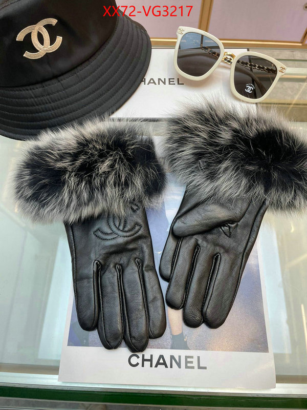 Gloves-Chanel from china ID: VG3217 $: 72USD
