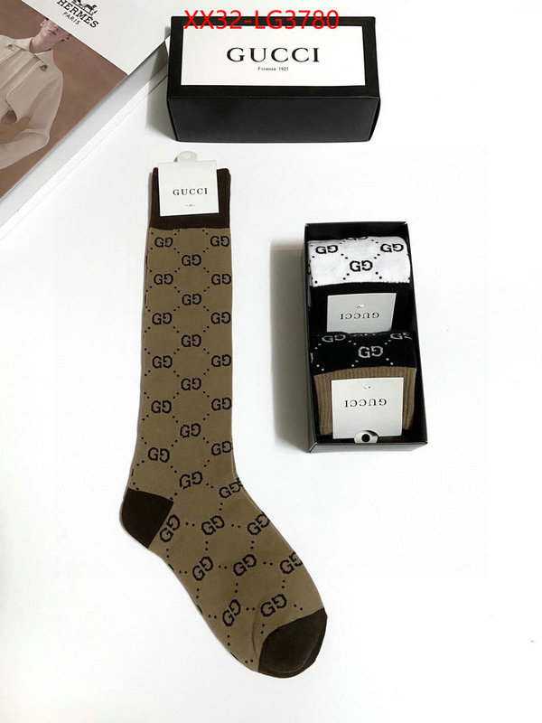 Sock-Gucci designer replica ID: LG3780 $: 32USD