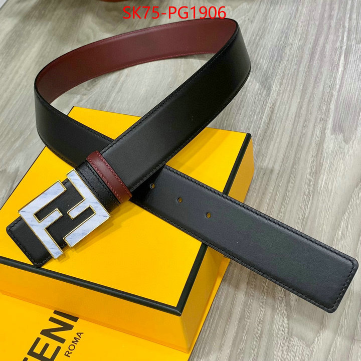 Belts-Fendi how quality ID: PG1906 $: 75USD