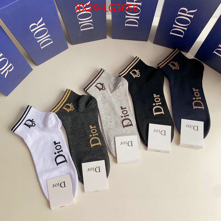 Sock-Dior highest product quality ID: LG3656 $: 29USD