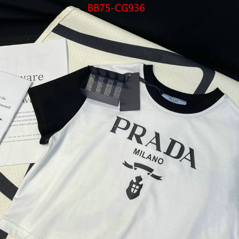 Clothing-Prada how to buy replcia ID: CG936 $: 75USD