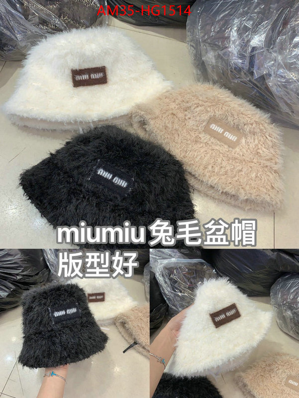 Cap(Hat)-Miu Miu replcia cheap from china ID: HG1514 $: 35USD