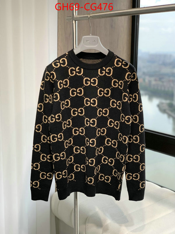 Clothing-Gucci designer fake ID: CG476 $: 69USD