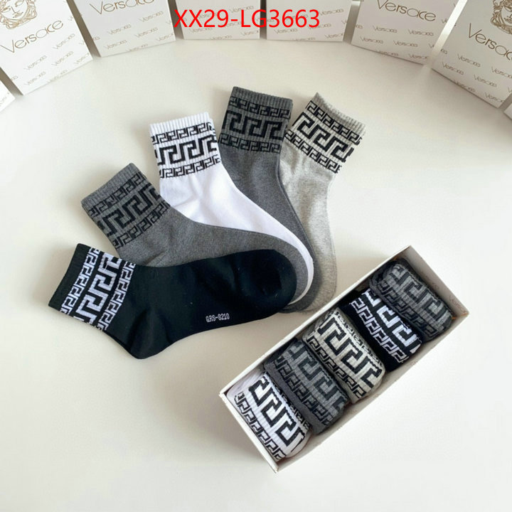 Sock-Versace replica 1:1 high quality ID: LG3663 $: 29USD