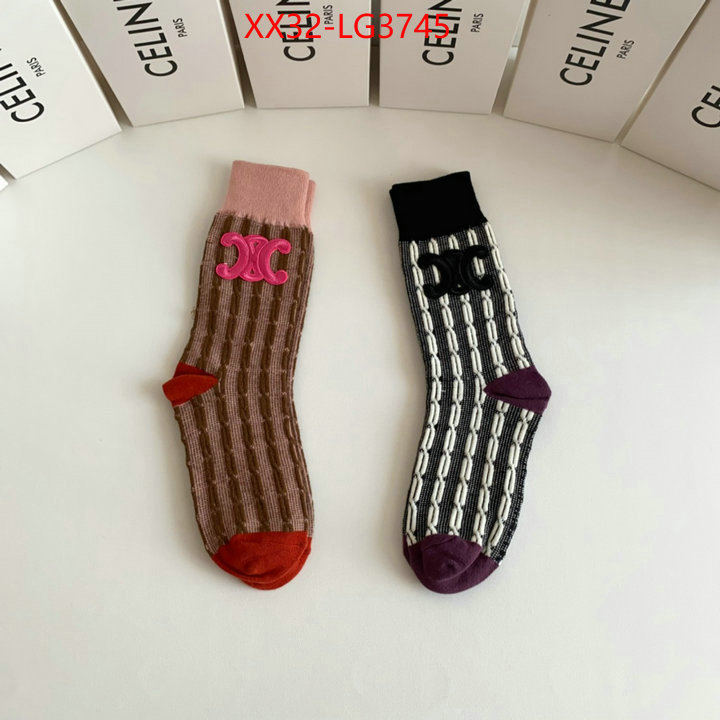 Sock-CELINE wholesale designer shop ID: LG3745 $: 32USD