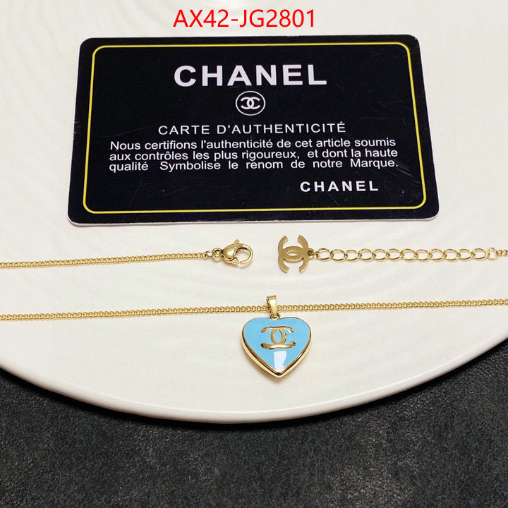 Jewelry-Chanel 2023 aaaaa replica 1st copy ID: JG2801 $: 42USD