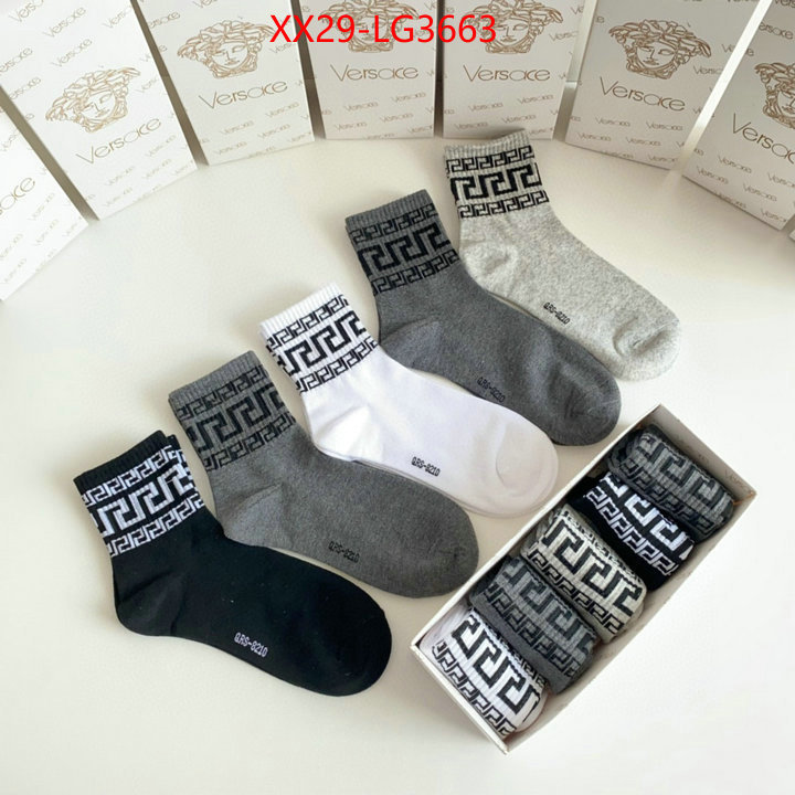 Sock-Versace replica 1:1 high quality ID: LG3663 $: 29USD