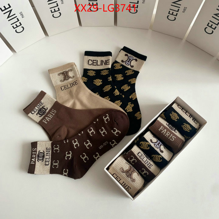 Sock-CELINE aaaaa+ replica designer ID: LG3741 $: 29USD