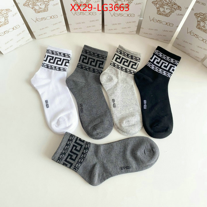 Sock-Versace replica 1:1 high quality ID: LG3663 $: 29USD