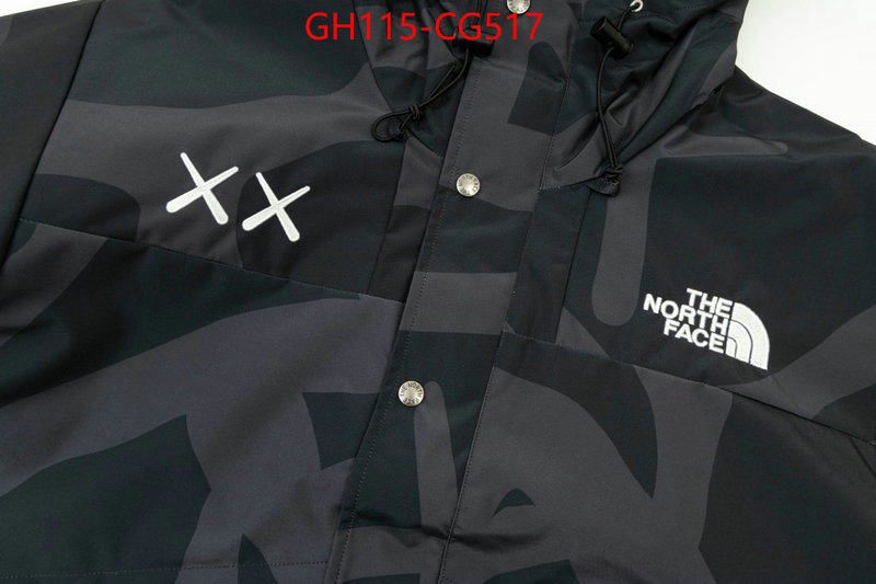 Clothing-The North Face replica for cheap ID: CG517 $: 115USD