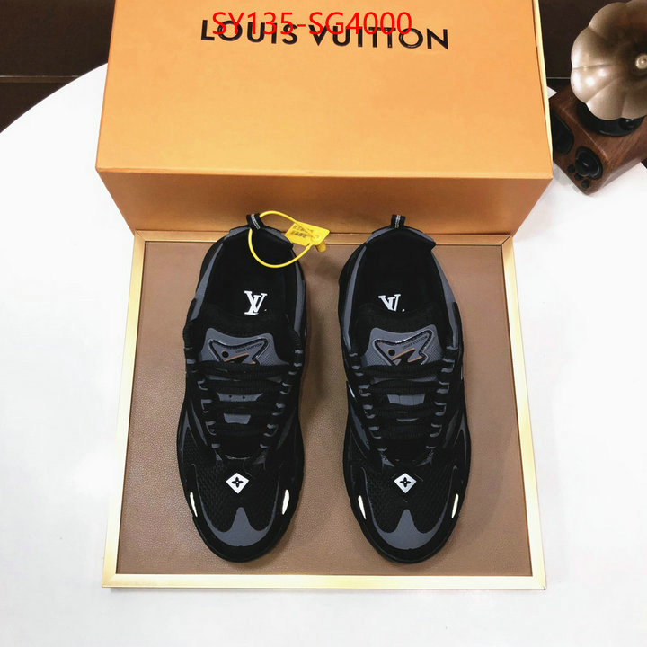 Men Shoes-LV new designer replica ID: SG4000 $: 135USD