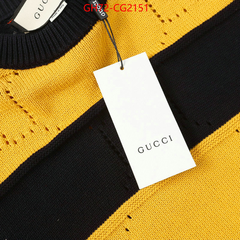 Clothing-Gucci what best designer replicas ID: CG2151 $: 72USD
