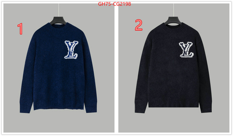 Clothing-LV wholesale imitation designer replicas ID: CG2198 $: 75USD