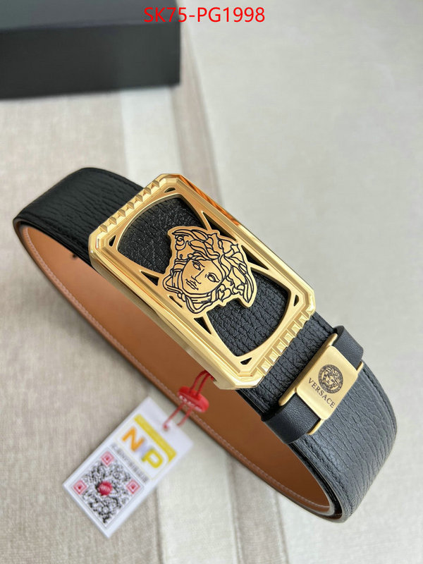 Belts-Versace shop designer replica ID: PG1998 $: 75USD