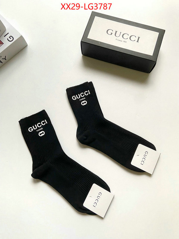 Sock-Gucci buy aaaaa cheap ID: LG3787 $: 29USD