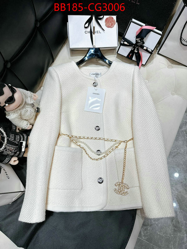 Clothing-Chanel replica aaaaa+ designer ID: CG3006 $: 185USD