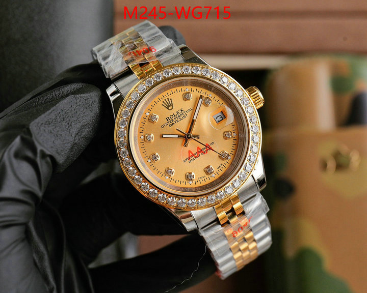 Watch(TOP)-Rolex designer 1:1 replica ID: WG715 $: 245USD