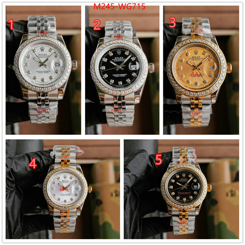 Watch(TOP)-Rolex designer 1:1 replica ID: WG715 $: 245USD