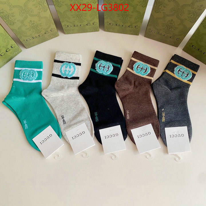 Sock-Gucci fake high quality ID: LG3802 $: 29USD