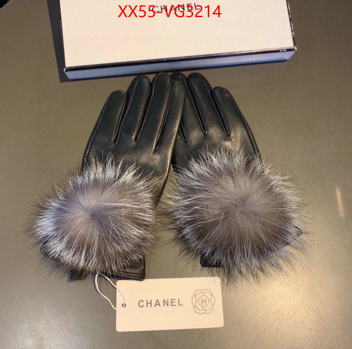 Gloves-Chanel highest product quality ID: VG3214 $: 55USD