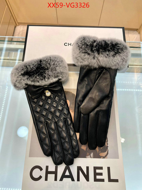 Gloves-Chanel luxury 7 star replica ID: VG3326 $: 59USD