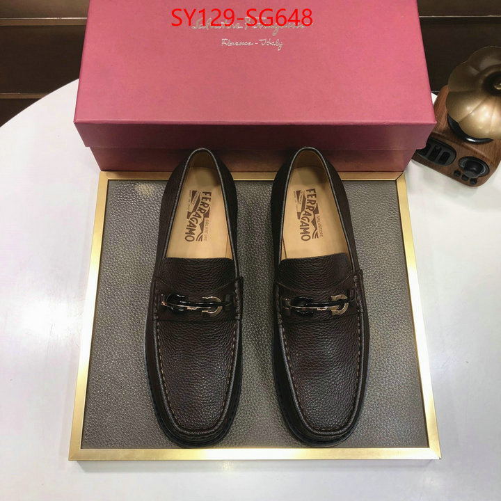 Men shoes-Ferragamo replica aaaaa+ designer ID: SG648 $: 129USD