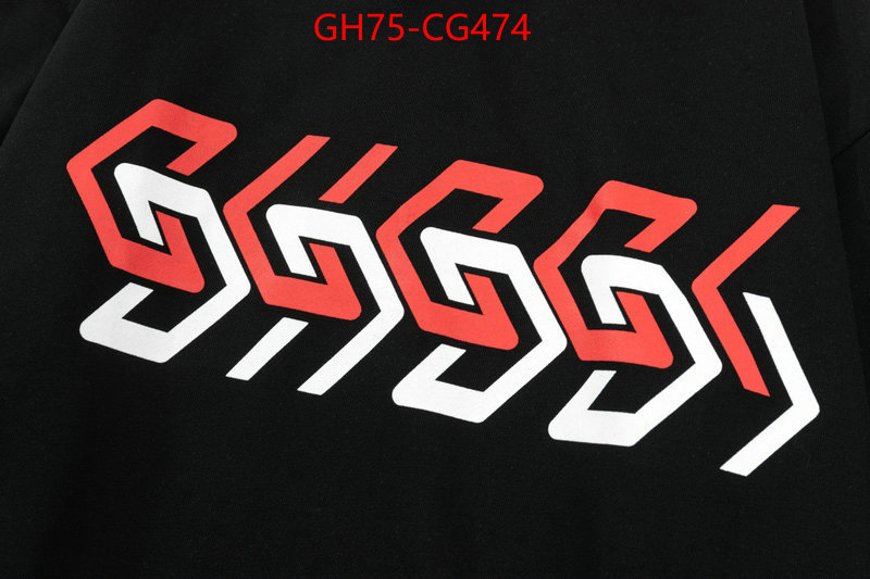 Clothing-Gucci shop cheap high quality 1:1 replica ID: CG474 $: 75USD