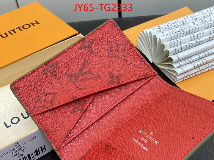 LV Bags(TOP)-Wallet best luxury replica ID: TG2333 $: 65USD