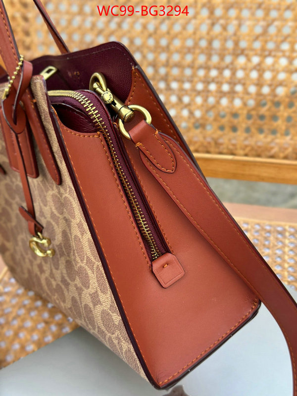Coach Bags(4A)-Handbag- how to find replica shop ID: BG3294 $: 99USD