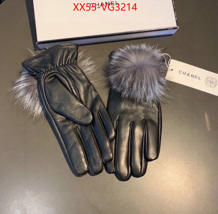 Gloves-Chanel highest product quality ID: VG3214 $: 55USD