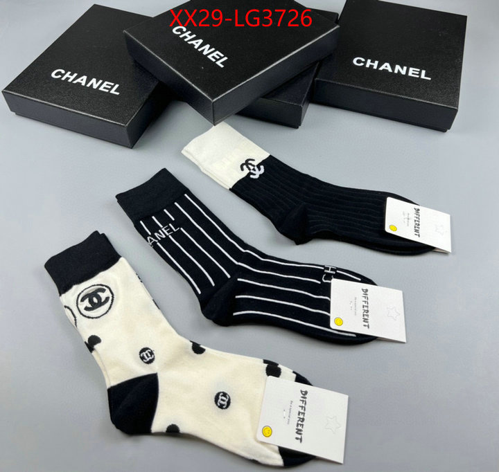 Sock-Chanel unsurpassed quality ID: LG3726 $: 29USD