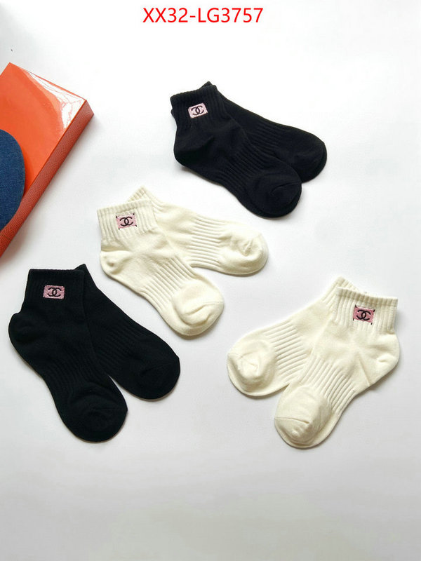 Sock-Chanel how to buy replcia ID: LG3757 $: 32USD