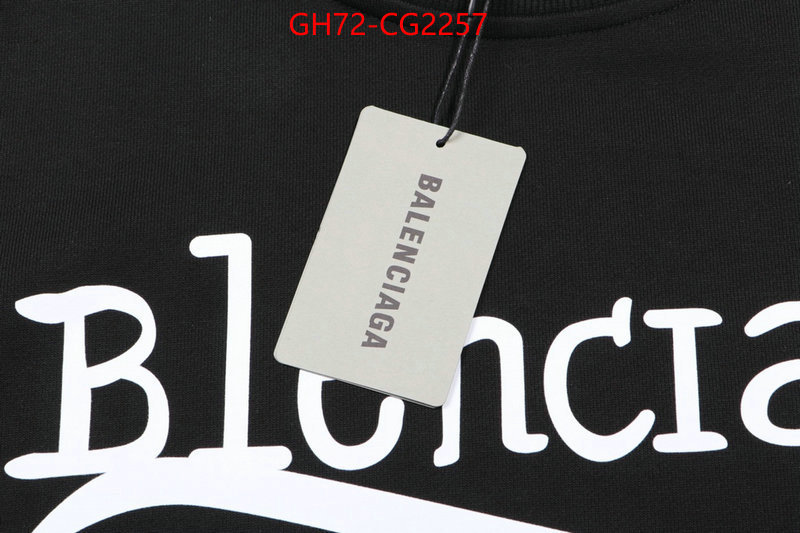 Clothing-Balenciaga china sale ID: CG2257 $: 72USD