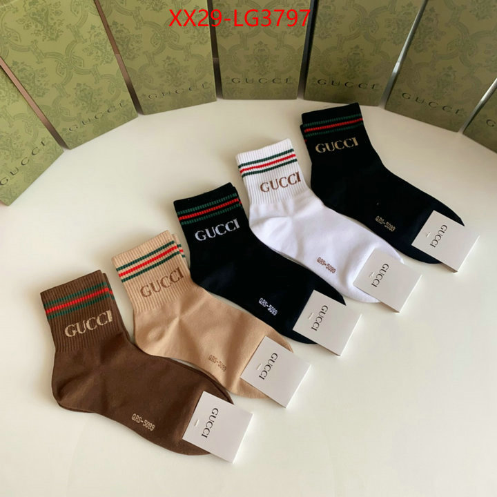 Sock-Gucci customize the best replica ID: LG3797 $: 29USD