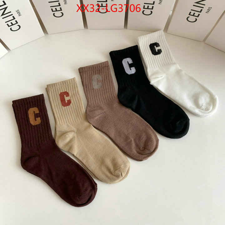 Sock-CELINE replcia cheap ID: LG3706 $: 32USD