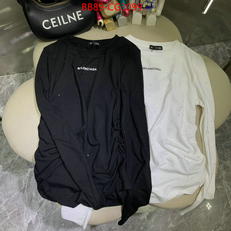 Clothing-Balenciaga styles & where to buy ID: CG3099 $: 89USD